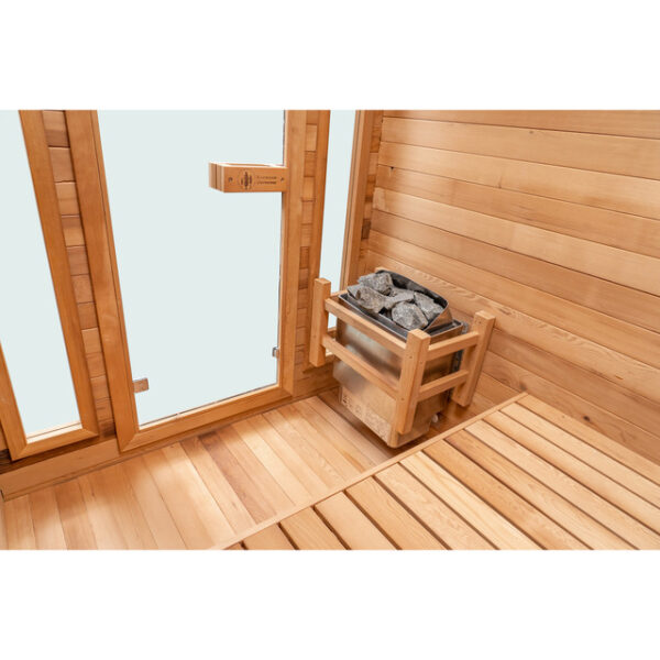 Thermowood Cabin Outdoor Sauna - 4 Person - Image 6