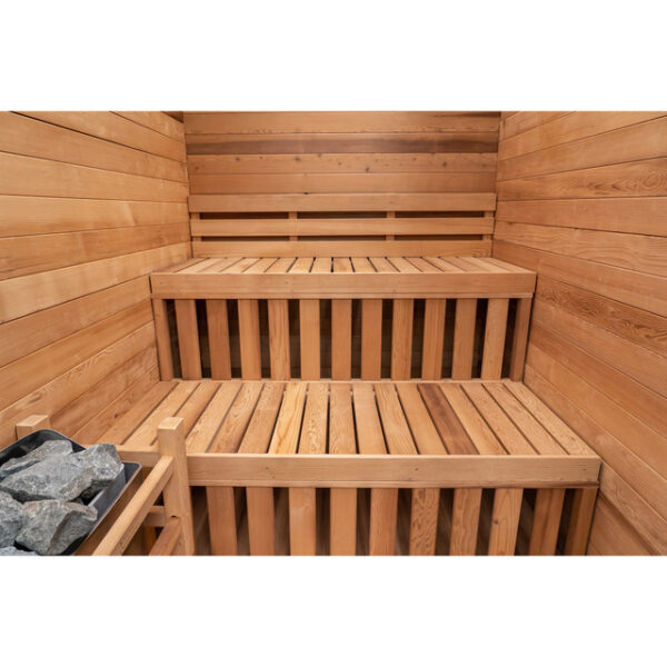 Thermowood Cabin Outdoor Sauna - 4 Person - Image 16